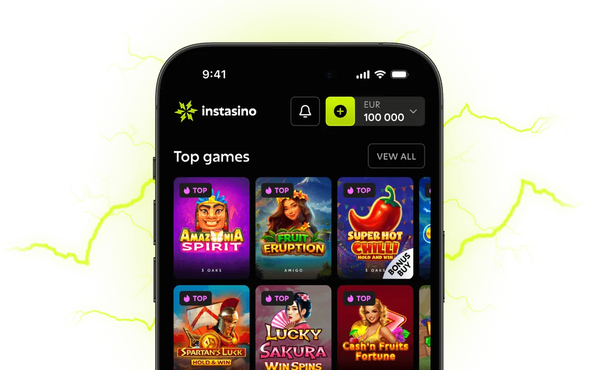 instasino mobiele app